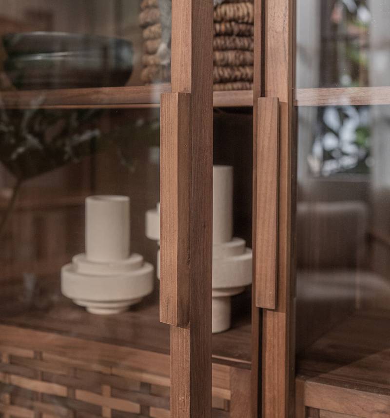 dBodhi Hopper Display Open Bottom Cabinet
