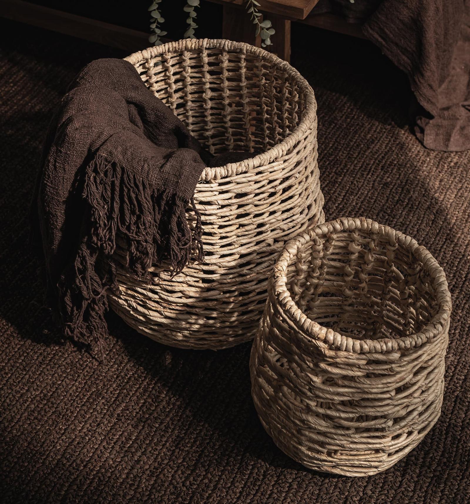 dBodhi Raung Round Basket - Set of 2