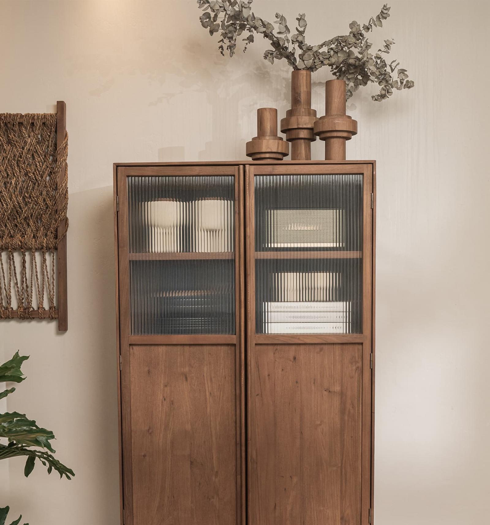 dBodhi Motion Cabinet - 2 Textured Glass Doors