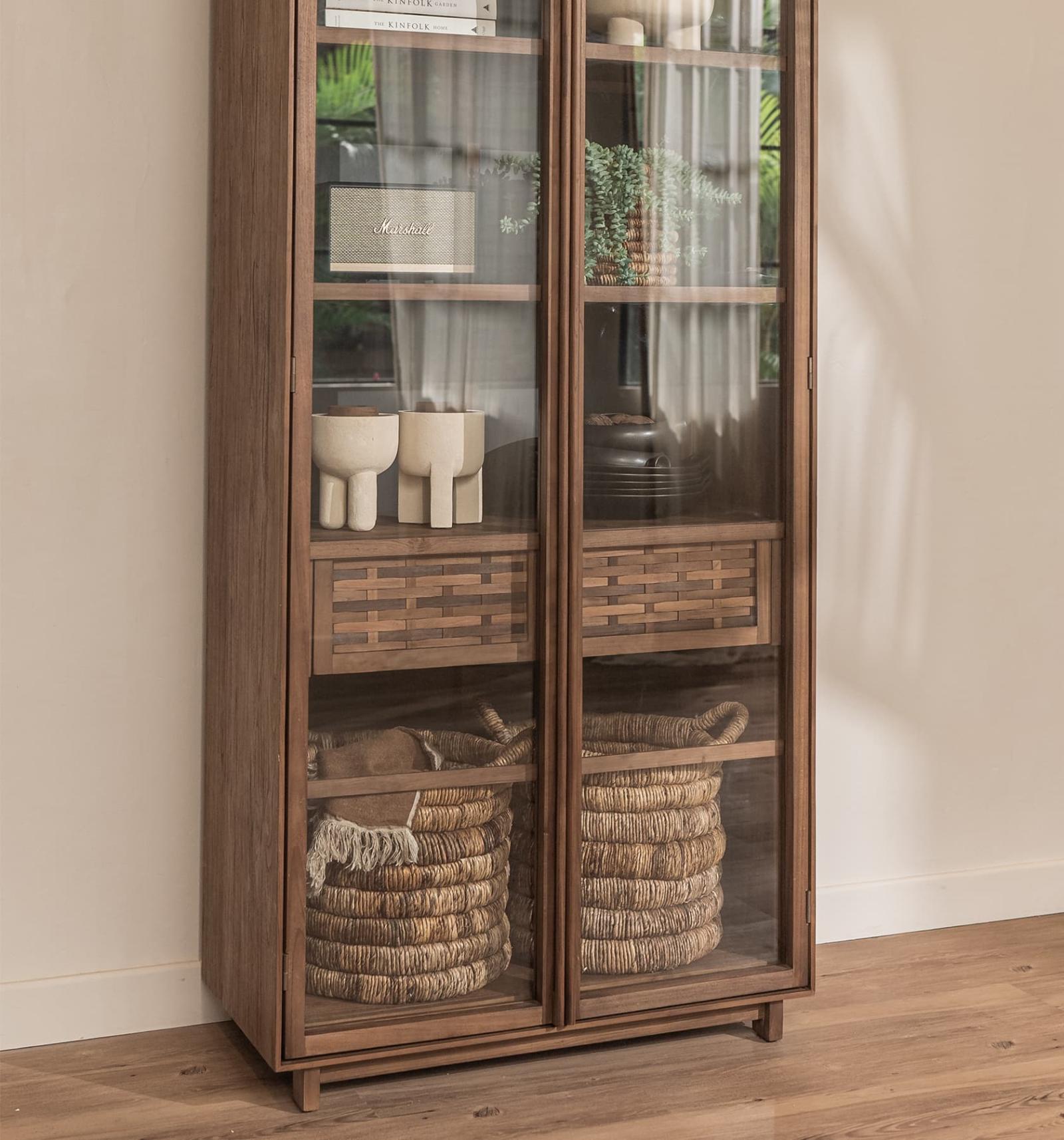 dBodhi Motion Display Cabinet - 2 Glass Doors/2 Drawers