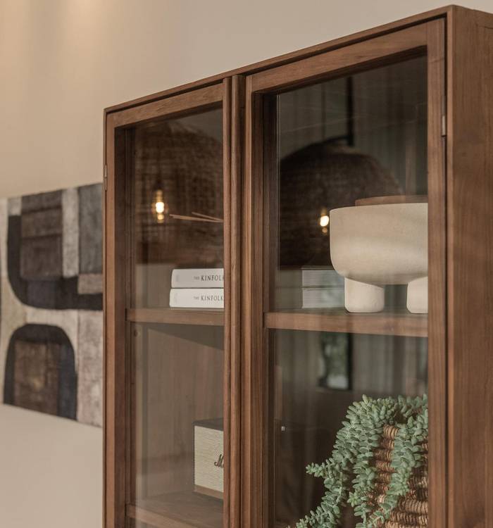 dBodhi Motion Display Cabinet - 2 Glass Doors/2 Drawers