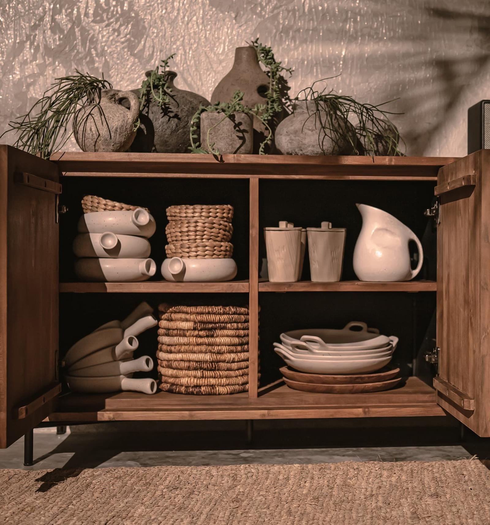 dBodhi Outline Dresser - 2 Doors/2 Open Rack