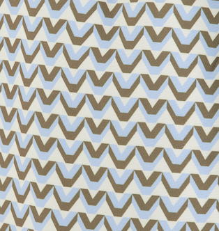 Printed Swim Short - Cream/Blue/Olive V Monogram