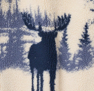 Acadia Moose Full Zip High Pile Fleece