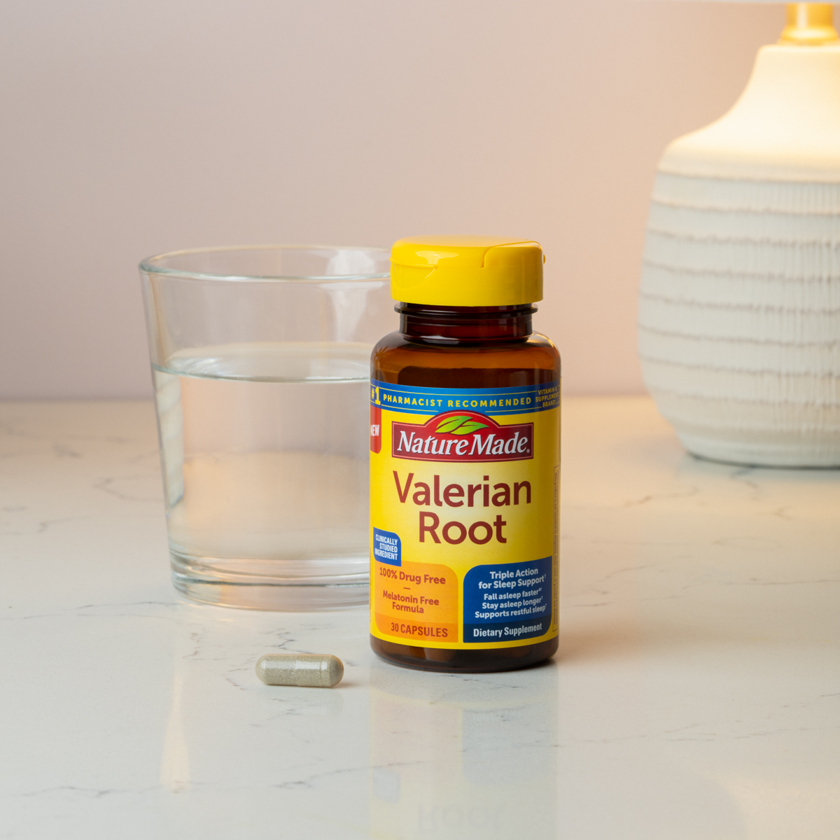 Valerian Root 200 mg Capsules & Nature Made®