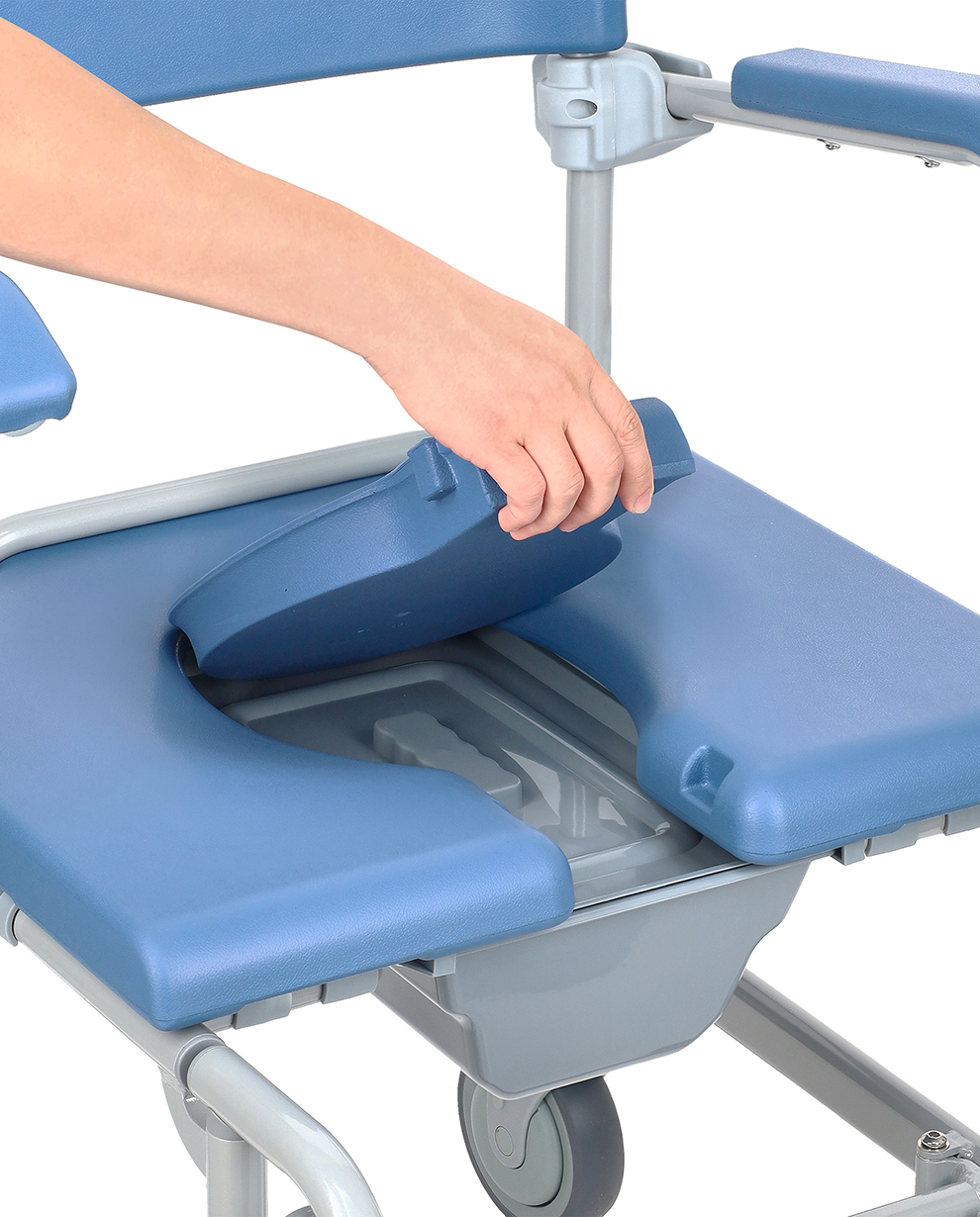 Bion Shower Commode C300 | Wide Clearance Armrests | 2-in-1 Commode ...