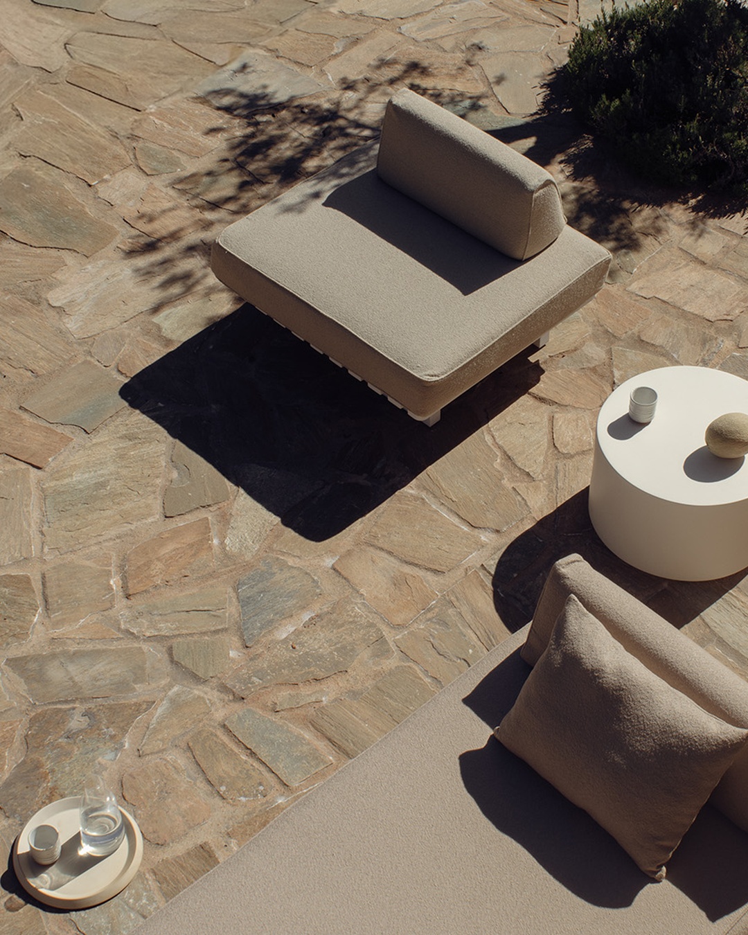 Outdoor Sunset Slipper Chair