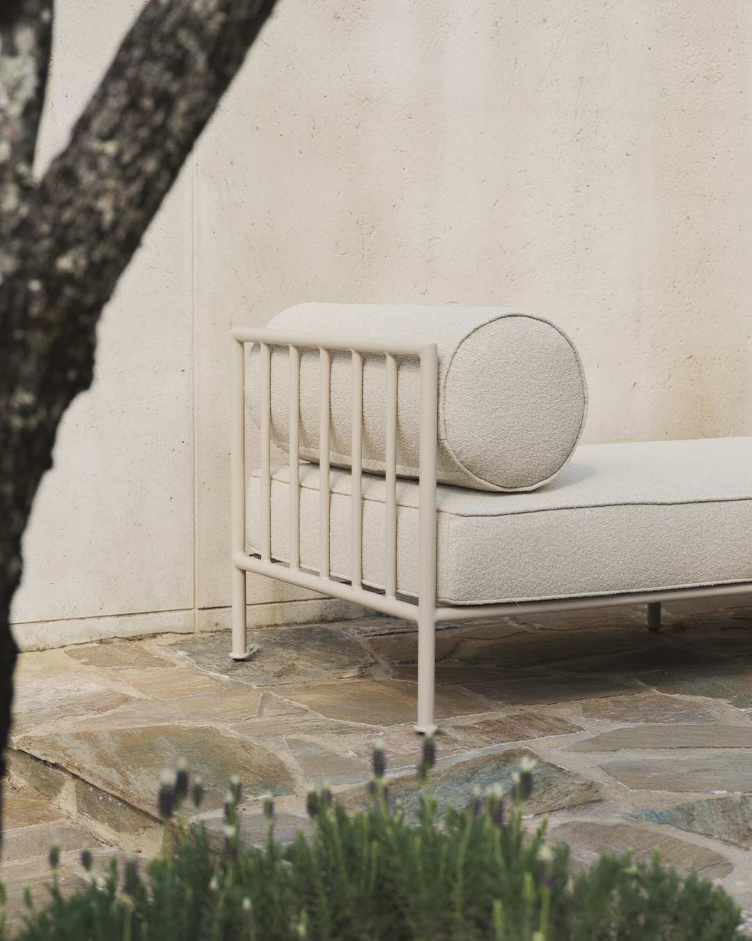 Outdoor Gloss Rowe Single Sun Lounge