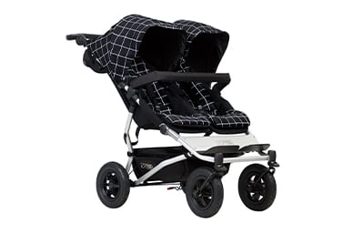 a comfortable sized side-by-side double buggy at 31lbs, for on and off road adventures