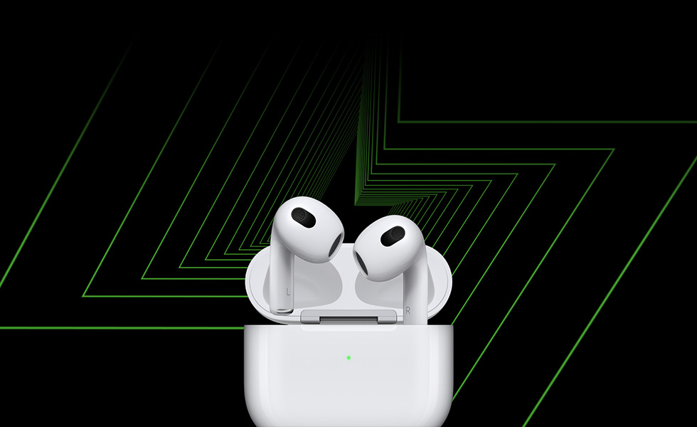 Apple AirPods 藍芽耳機 (第三代) 配備充電盒Apple AirPods (3rd generation) with Charging Case