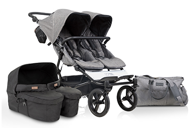 luxury includes buggy, carrycot plus™, parenting satchel with change mat and satchel clips