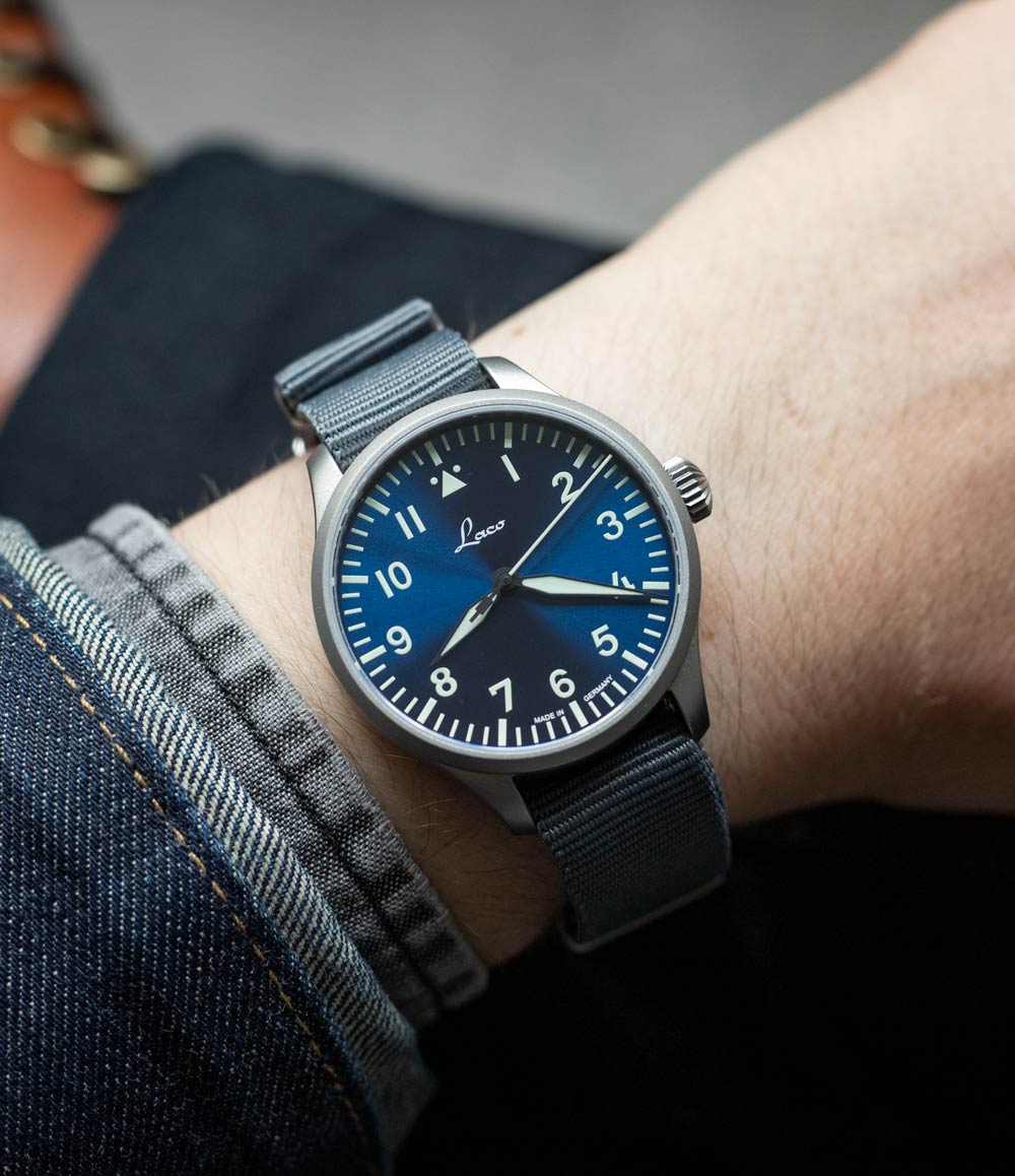 Augsburg Blaue Stunde 39mm Automatic | Blue Dial