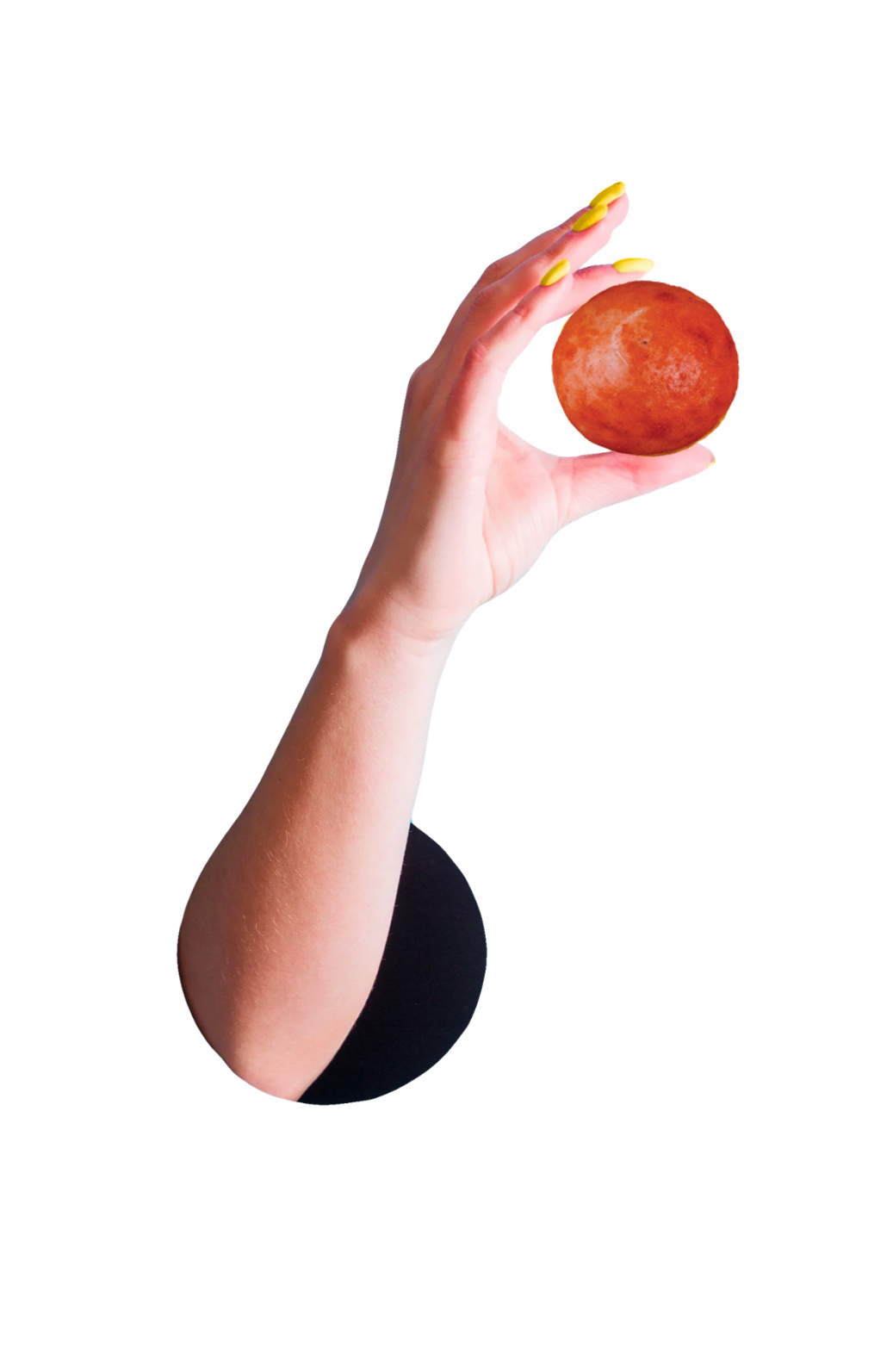 Handing holding a Bacon, Egg & Cheese Protein Bun from WunderEggs