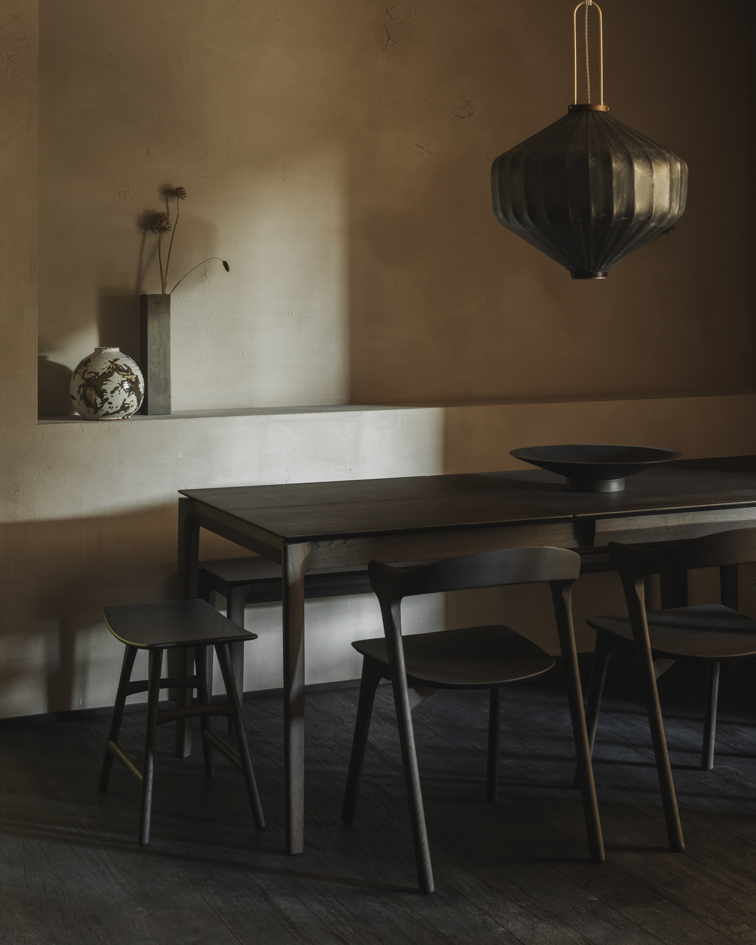 Ethnicraft Mahogany Satellite Bowl