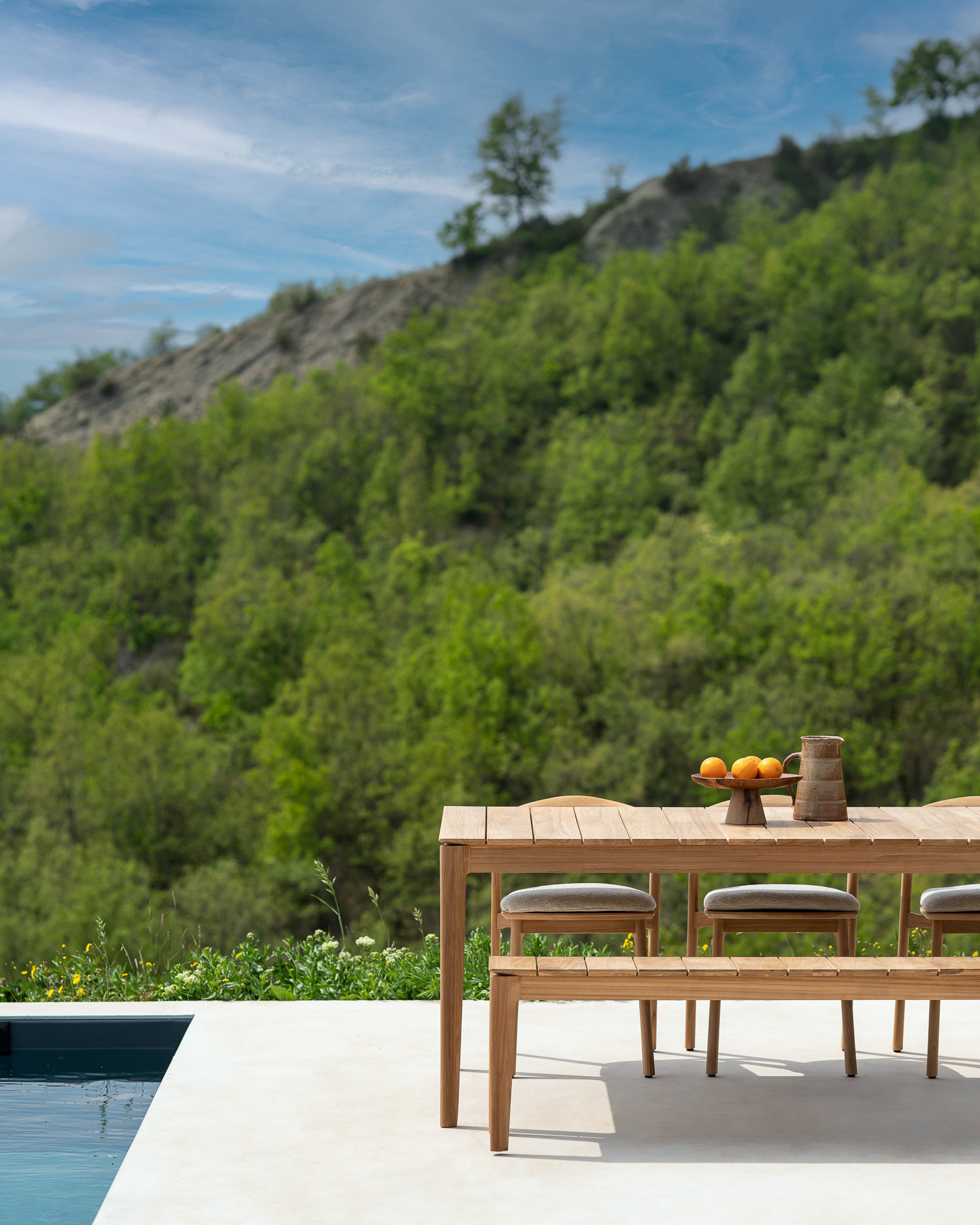 Ethnicraft Teak Bok Outdoor 2 Seater Bench