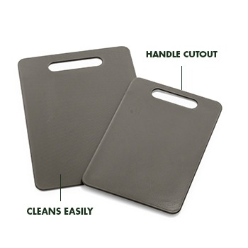 at Home 3-Piece Cutting Board Set, Light Grey