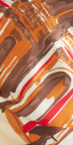Silk Twill Scarf - Milano Galleria/Brown