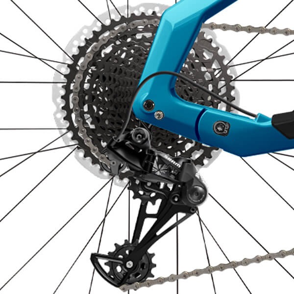 Haibike AllMtn CF 9 2022 Sram 12 Speed Drivetrain