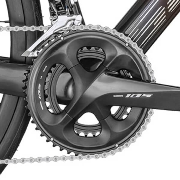 Scott Addict eRide 30 2022 Electric Bike Shimano 105 Chainset