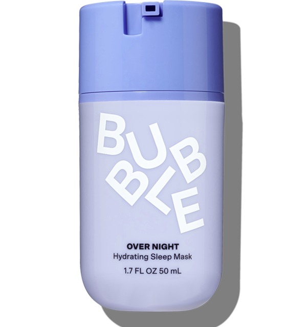 Hydrating sleep mask. Overnight skincare.