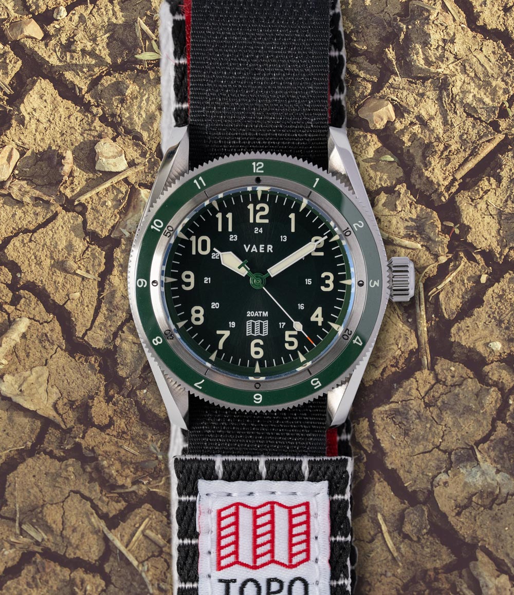 Vaer x Topo Designs x Worn & Wound Solar Hiker