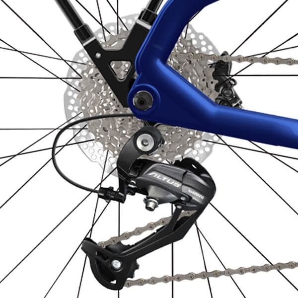 Haibike Trekking 4 2022 Shimano Drivetrain