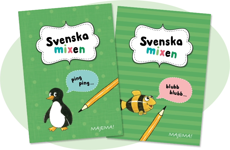 Svenska mixen pingvin och fisk, åk 1