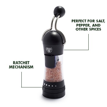  Sur La Table Spice Ratchet Mill Grinder with 5 Adjustable  Coarse settings, Navy: Home & Kitchen