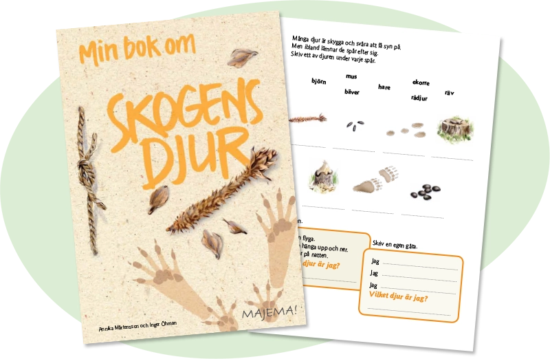 Min bok om skogens djur, åk 2–4