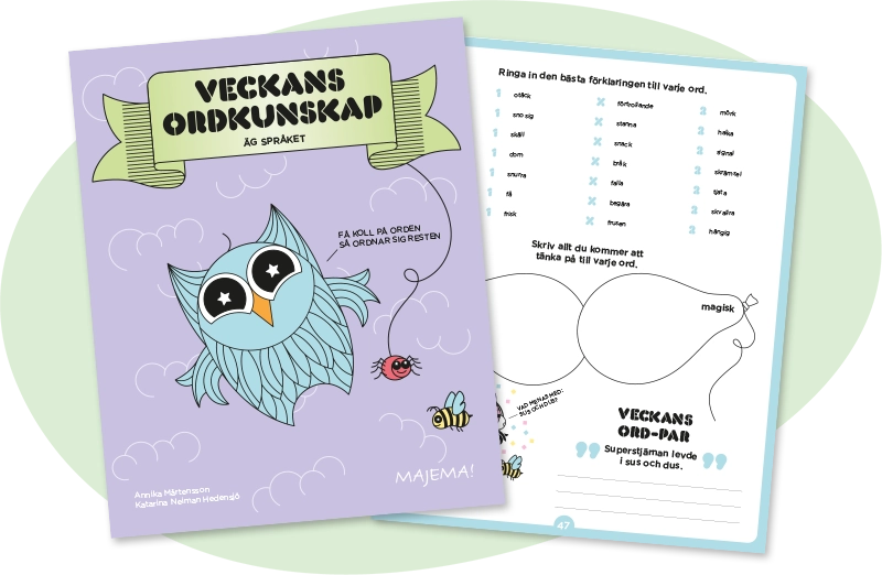 Veckans ordkunskap lila, åk 5