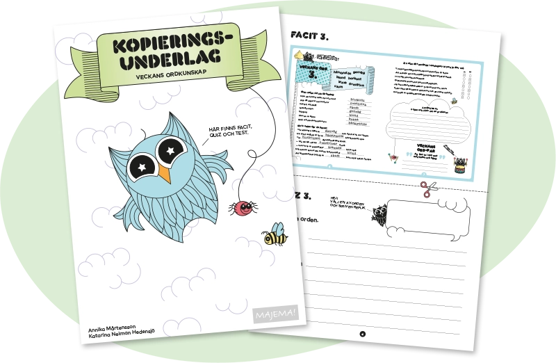 Kopieringsunderlag lila, åk 5