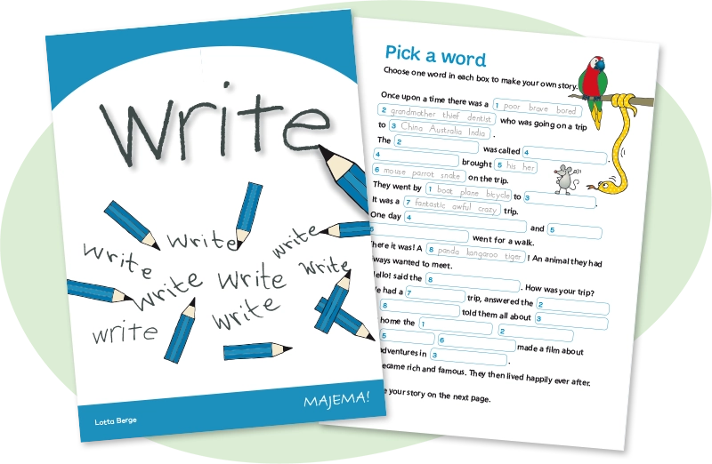 Write blue, åk 5