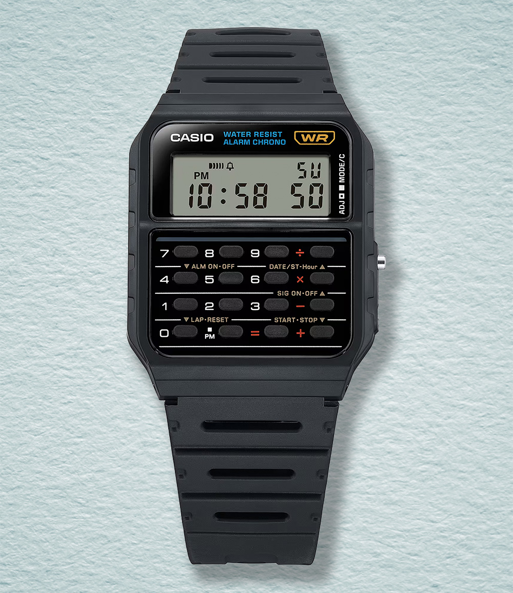 Casio Data Bank CA‑53 Series Calculator Digital Watch