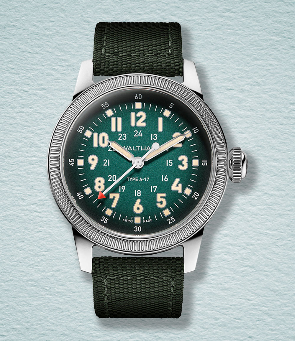 A17 Pilot on green Cordura® | Green Dial