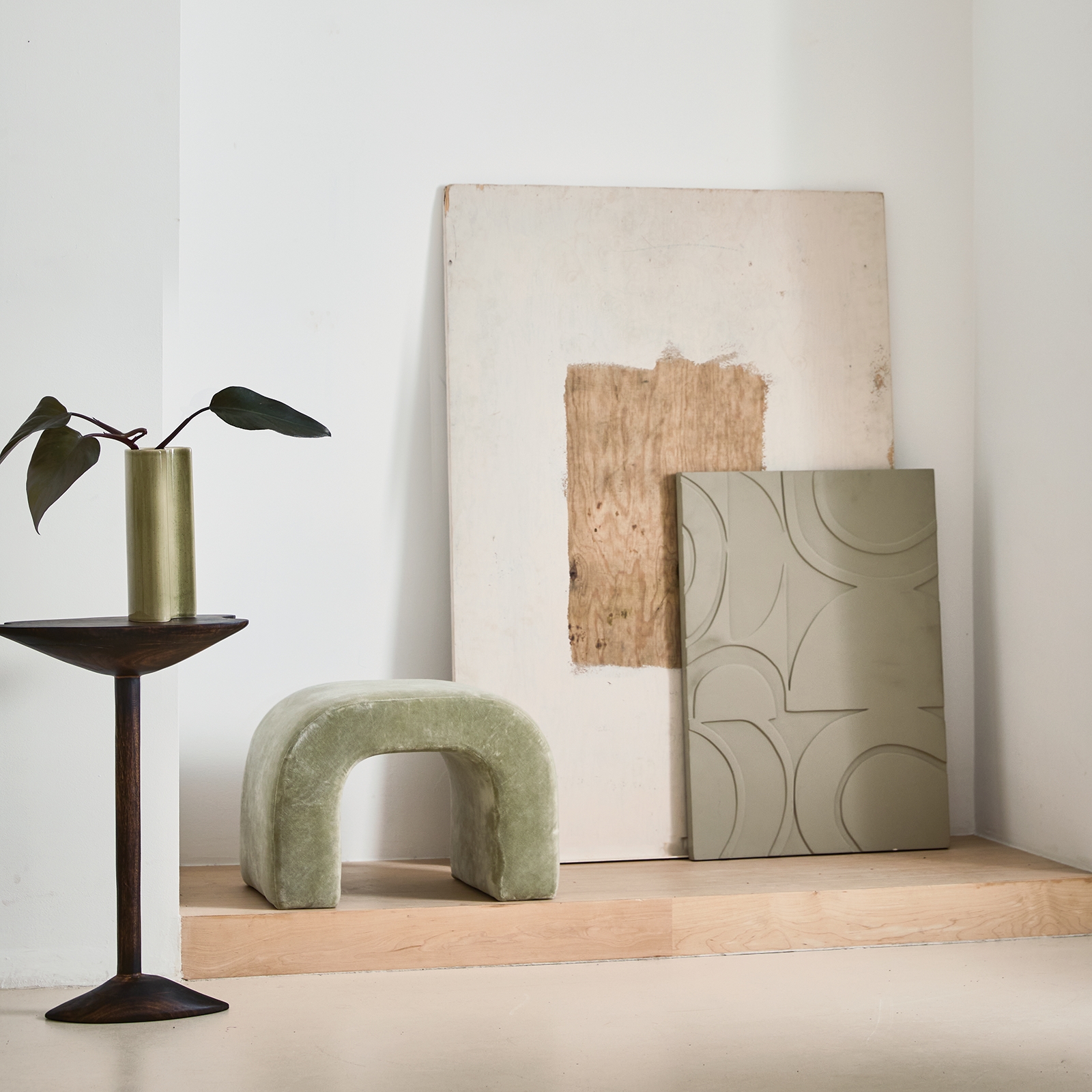 Maru Wall Decor - Spray Green