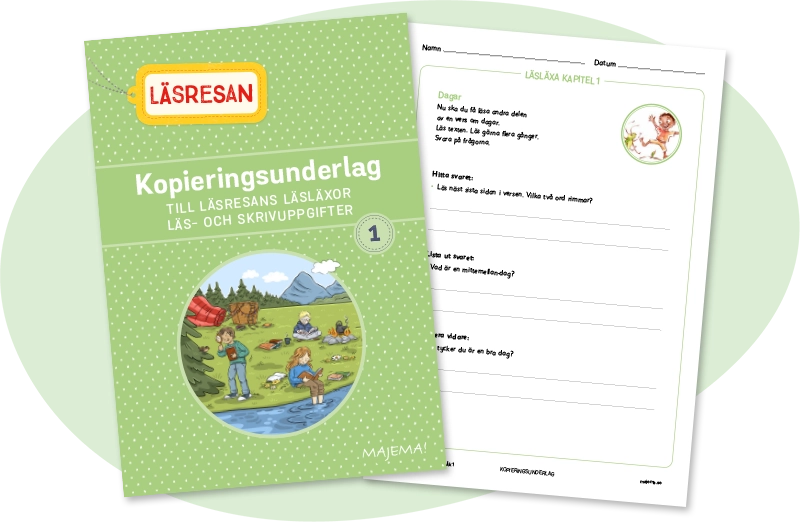 Läsläxor, kopieringsunderlag