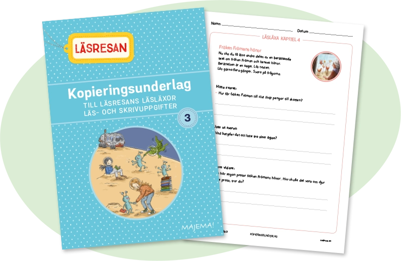 Läsläxor, kopieringsunderlag