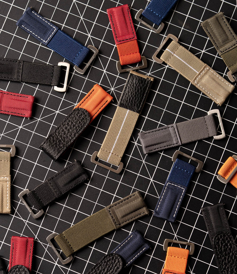 Hook and Loop Elastic Quick Release Watch Straps