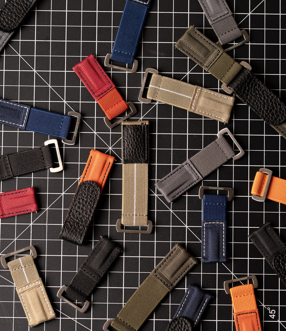 Hook and Loop Elastic Quick Release Watch Straps