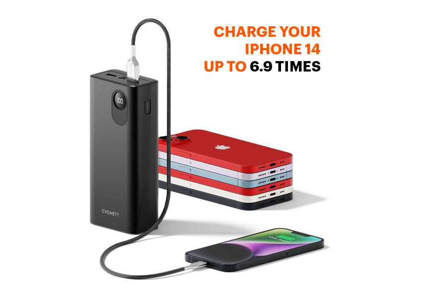 Digital 30,000 mAh Power Bank