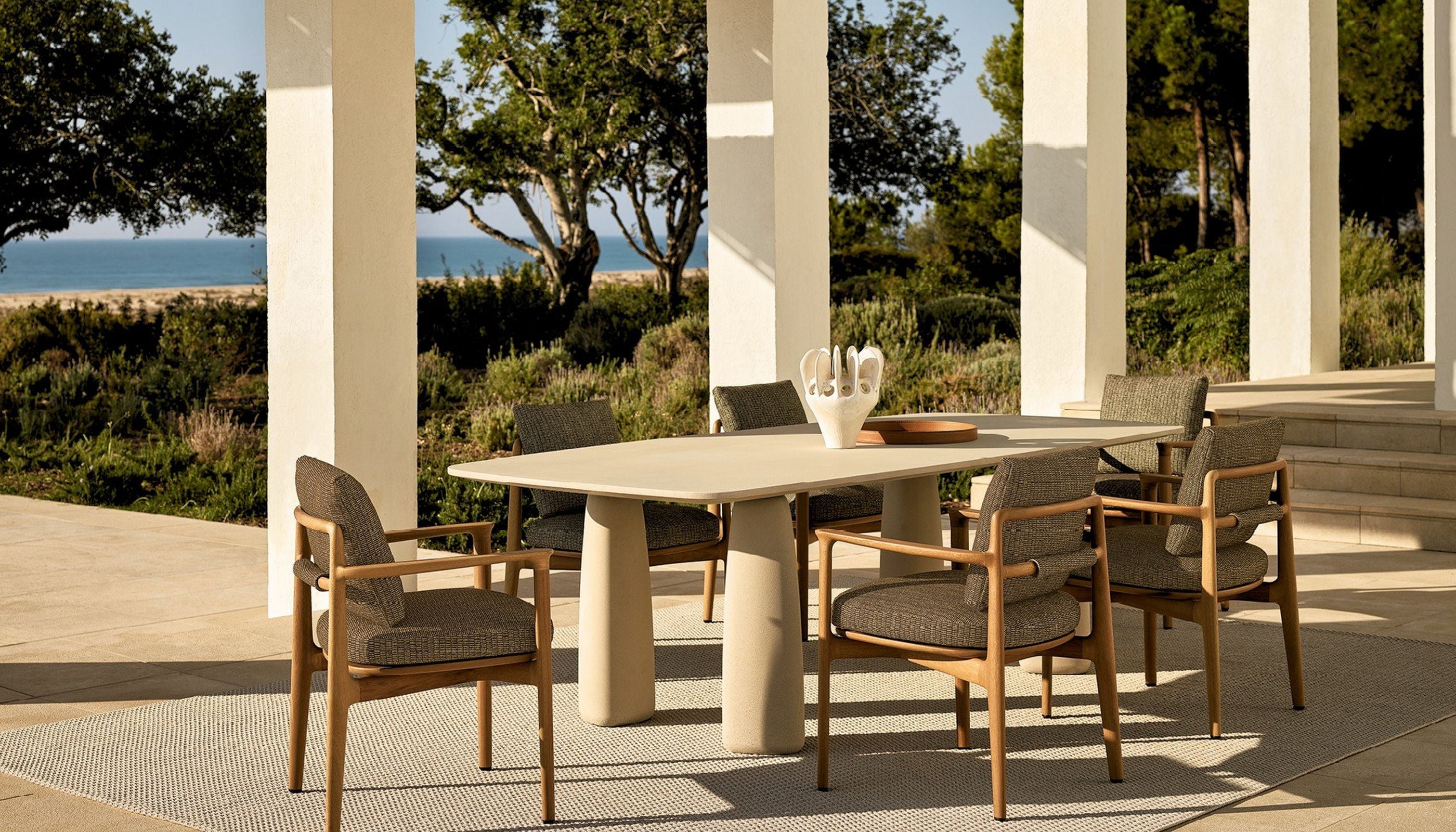 Monolith Outdoor Table by Emmanuel Gallina | Poliform