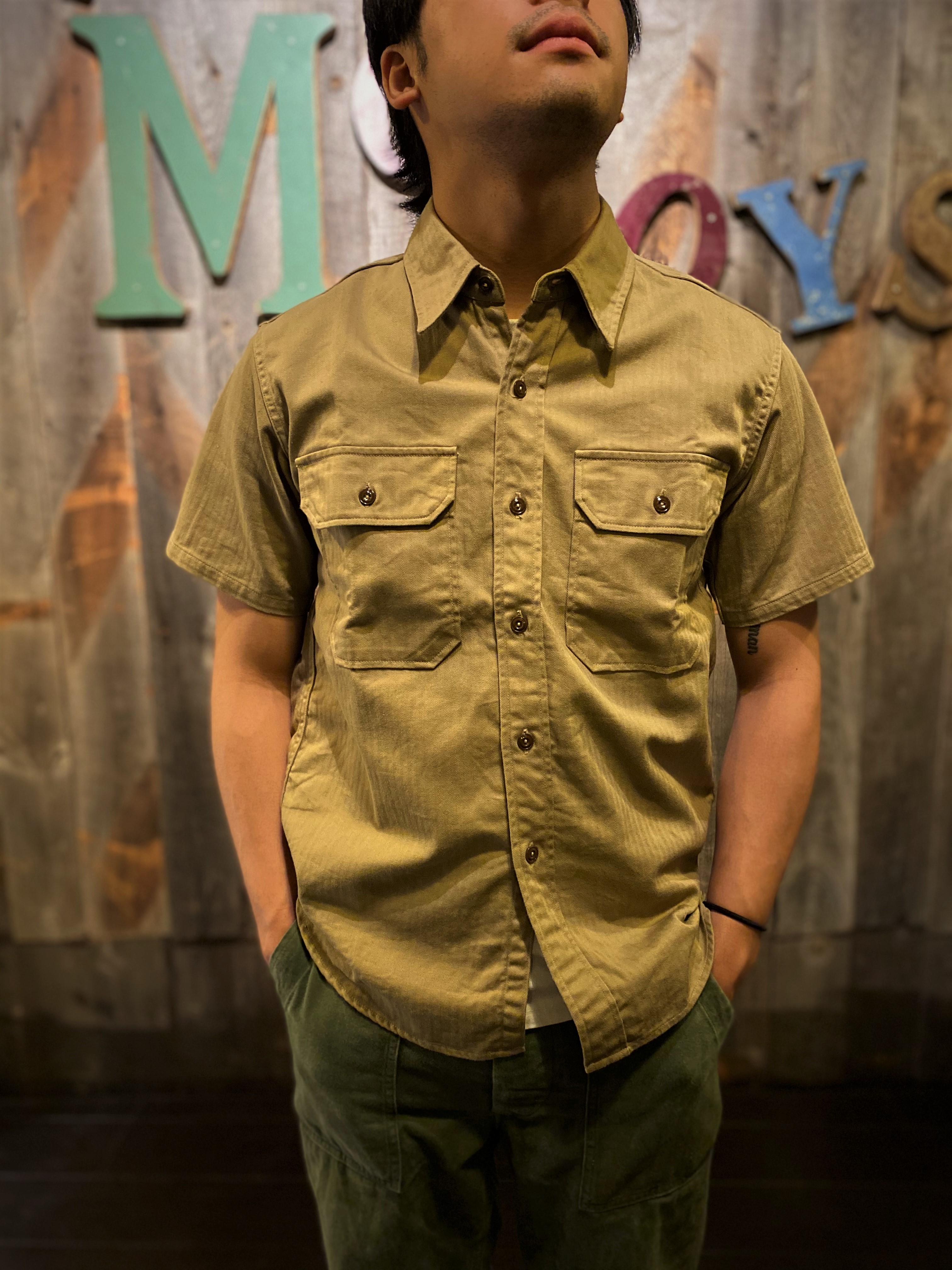 M-38 KHAKI SHIRT S/S – The Real McCoy's