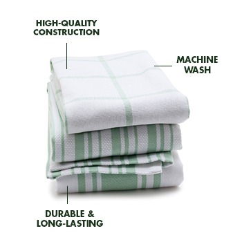 Organic Cotton Large Kitchen Towels