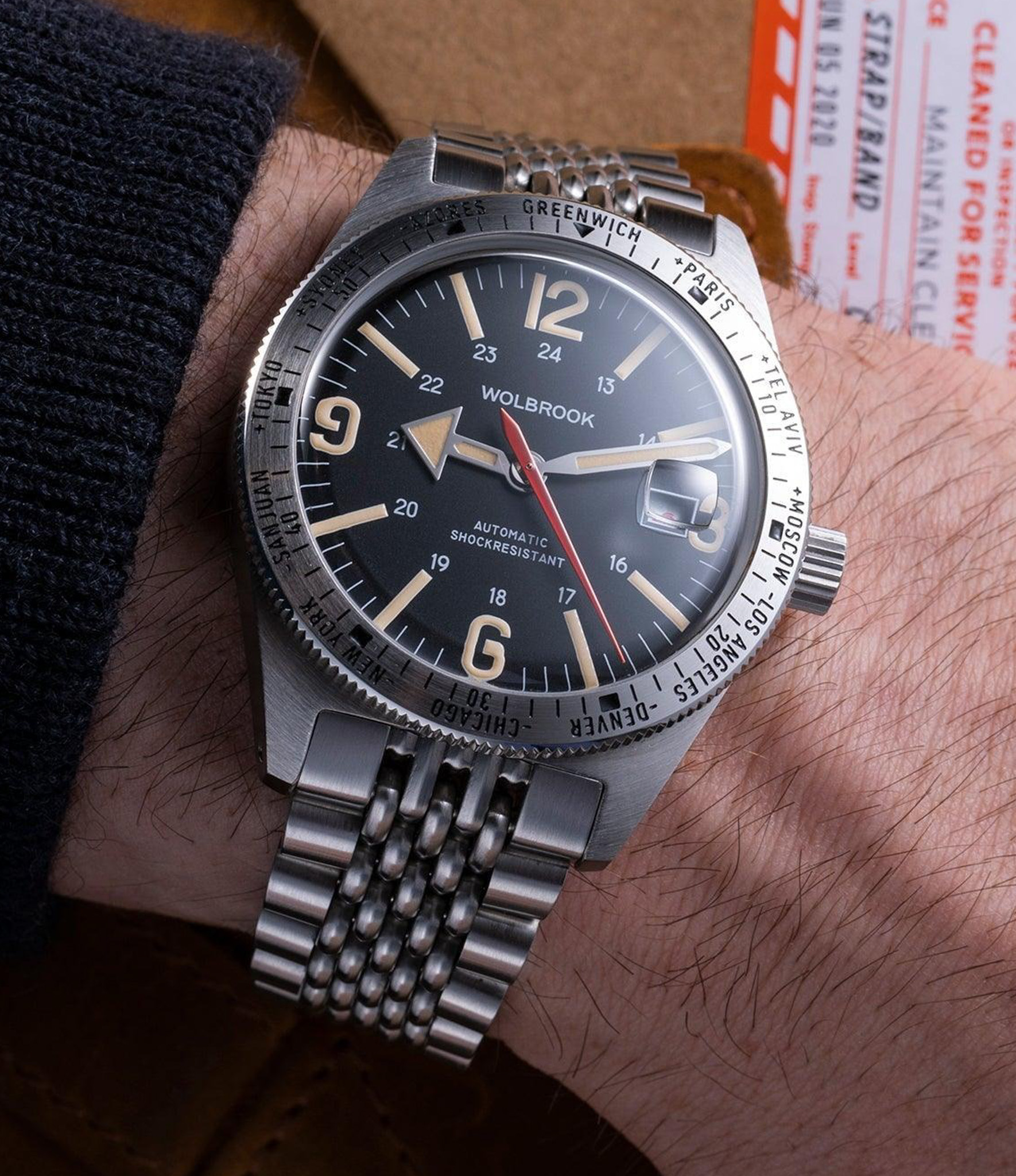 Beads-of-Rice Stainless-Steel Bracelet – 20mm