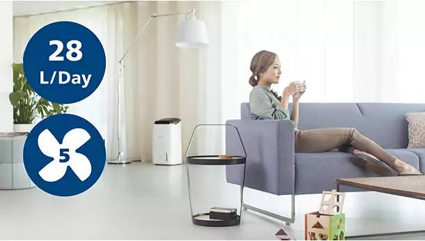 飛利浦 Philips Series 5000 DE5205/39 2 合 1抗敏空氣淨化抽濕機 Philips Series 5000 DE5205/39 2-in-1 air dehumidifier
