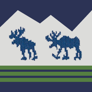 Acadia Moose Trail Sock