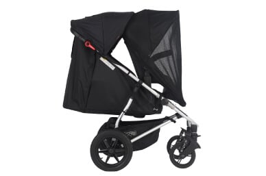 mesh cover (for modular seat, sold separately), with full coverage canopy protection for the child behind