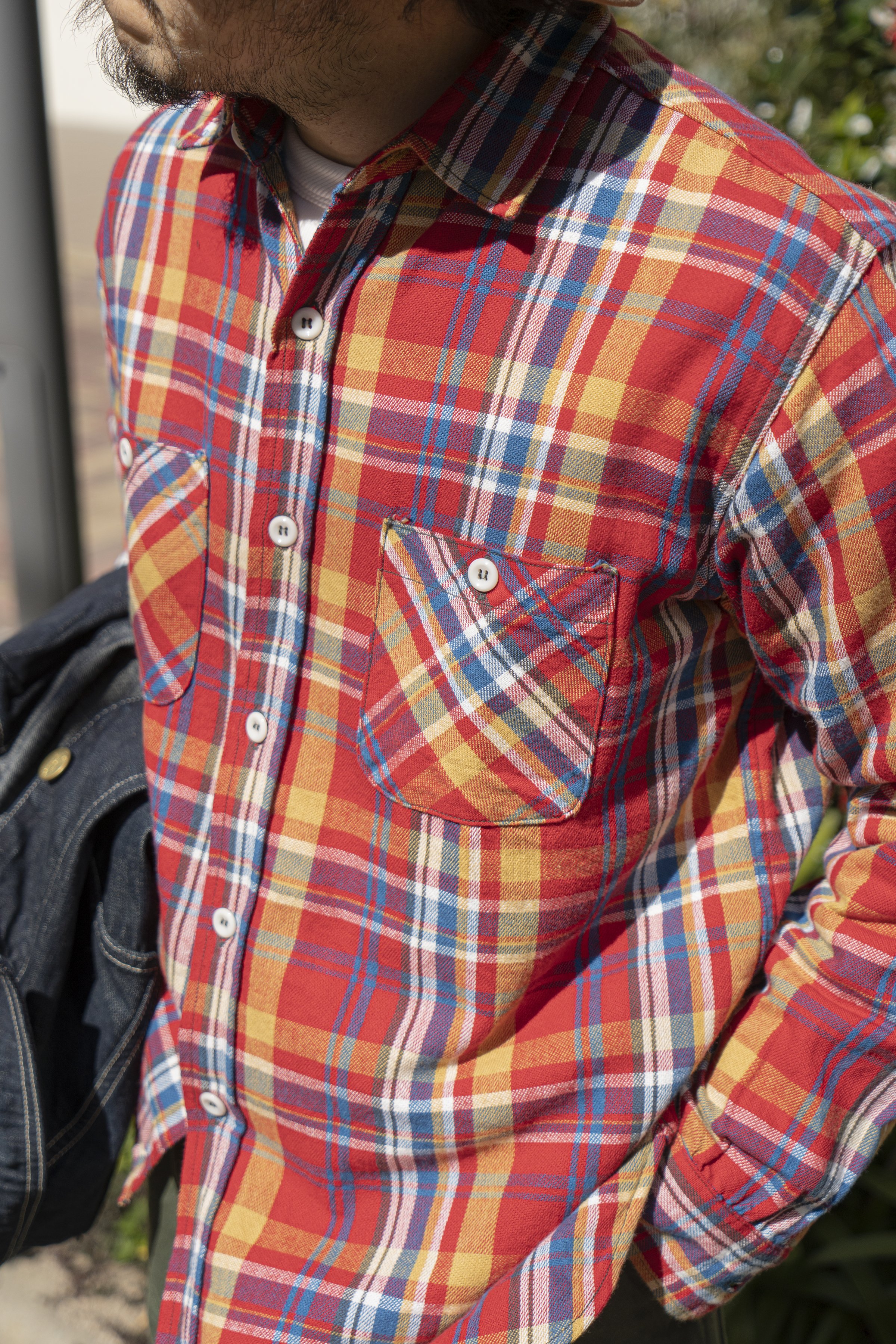 8HU CHECK FLANNEL SHIRT – The Real McCoy's