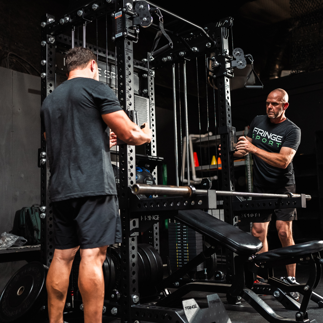 Weight Stack Power Cage With Lat Pulldown 1200LB Capacity Home