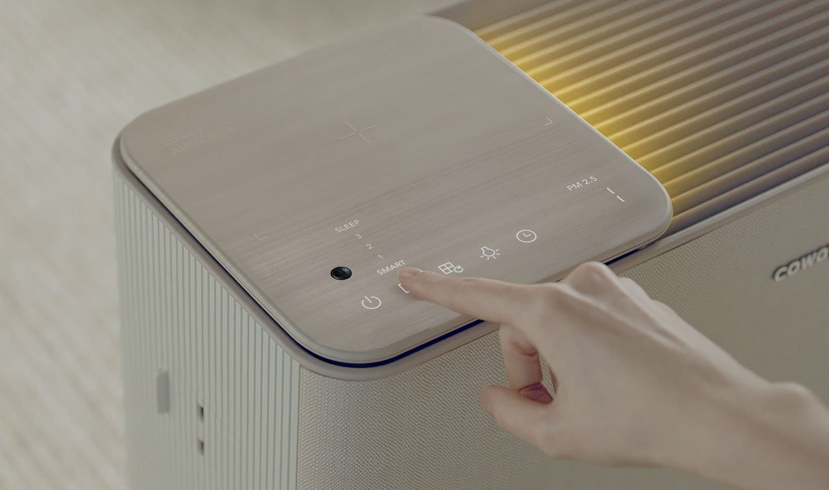 Airmega Icon Air Purifier Touch Display